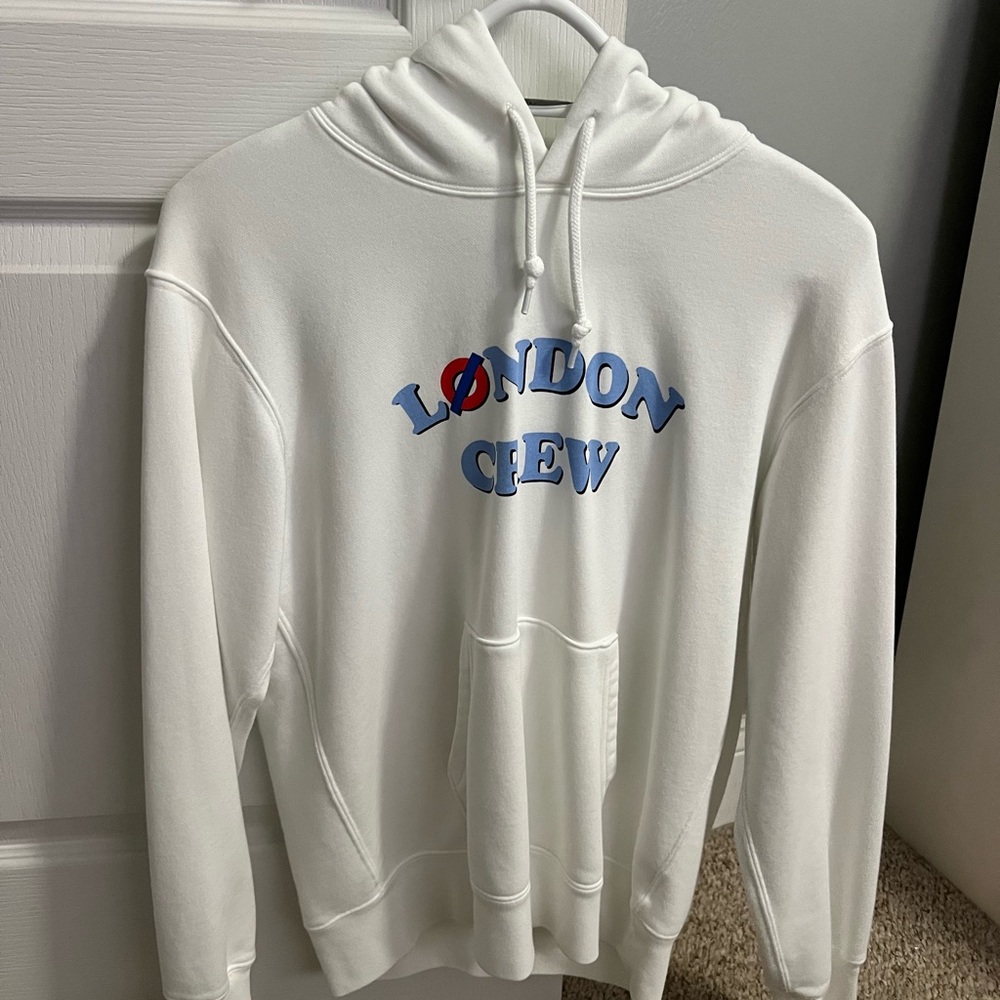 White Graphic Hoodie